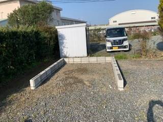 有明トーヨーの大事なバイク収納した~いの施工前の写真1
