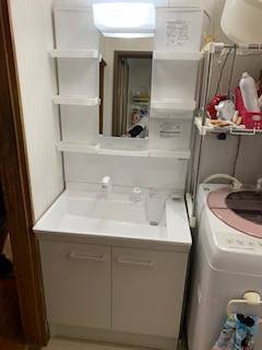 有明トーヨーの洗面台を替えたいな~の施工後の写真1