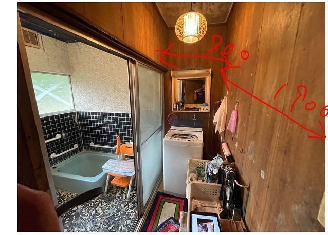 有明トーヨーのバスルーム綺麗になったね~の施工前の写真2