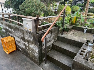 有明トーヨーの和風なお家に和のフェンス～　階段には手すり～の施工後の写真2