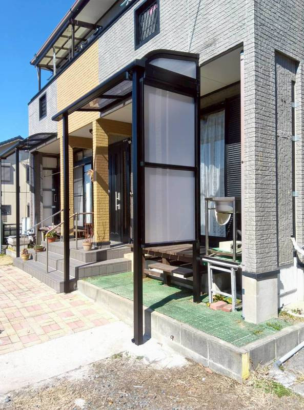 有明トーヨーのテラス＆側面囲ったよ・・の施工後の写真2